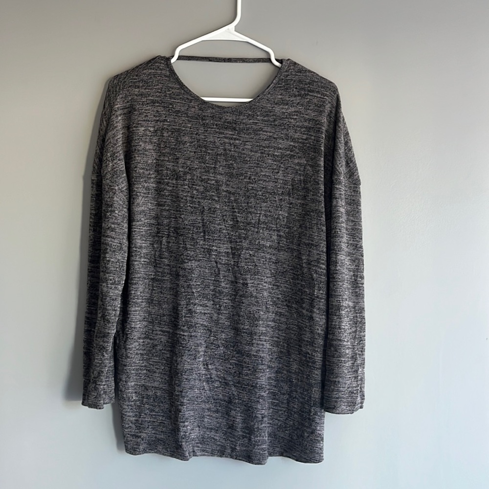 Womens SHEIN Long Sleeve Open Back Shirt (Size S)